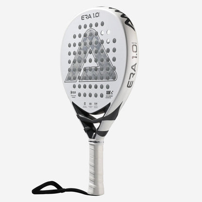 Padel racket with 'ERA 1.0' branding on a white background