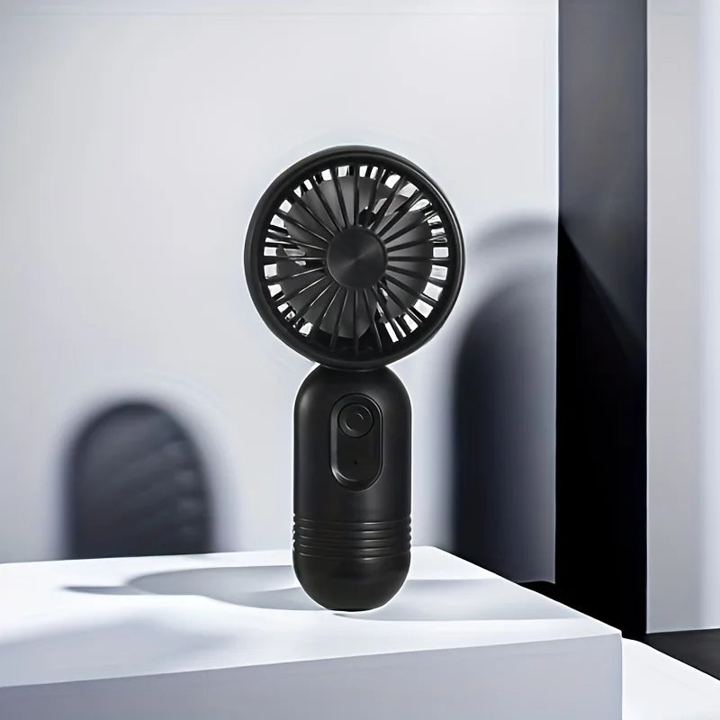 USB Mini Rechargeable Portable Fan with 3 Speeds, Handheld Fan for Gift Choice, Perfect For Office, Outdoor, Travel, Camping - Ravar