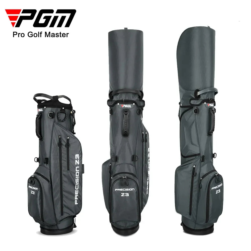 Three golf bags from Pro Golf Master on a white background