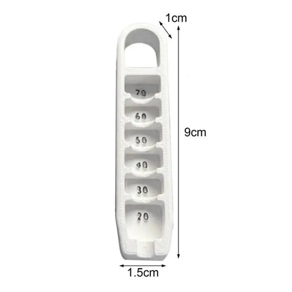 Golf Tee Height Elevator – 3D Printed Adjustable Gauge for Consistent Tee Placement (20–70mm) | Compact & Portable Tee Tool - Ravar
