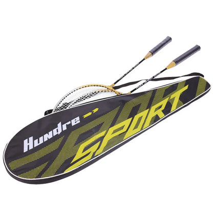 Beginner Badminton Racket Set – 2pcs Durable Alloy Rackets for Kids & Adults | Training & Leisure Play - Ravar