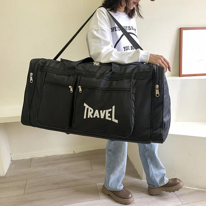 Travel Bag Foldable Large Capacity Waterproof Business Sports Handbag Wear-Resistant Portable Multifunction Duffel Bags Y36A - Ravar