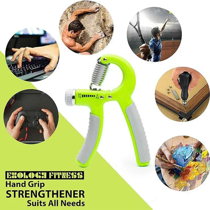 5-Piece Adjustable Hand Grip Strengthener Set for All Fitness Levels