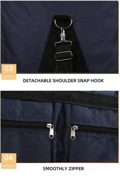 Travel Bag Foldable Large Capacity Waterproof Business Sports Handbag Wear-Resistant Portable Multifunction Duffel Bags Y36A - Ravar