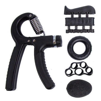 5-Piece Adjustable Hand Grip Strengthener Set for All Fitness Levels