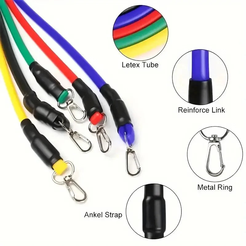 Beginner Fitness Resistance Bands – Lightweight & Portable Strength Training Equipment - Ravar