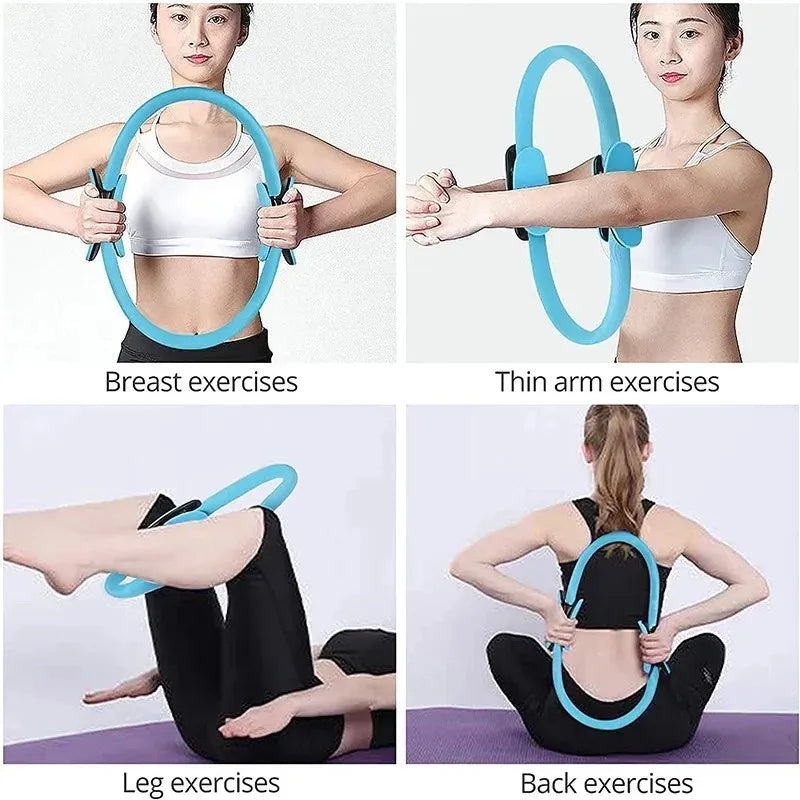 Yoga & Pilates Fitness Ring – Strengthen, Tone & Improve Flexibility - Ravar