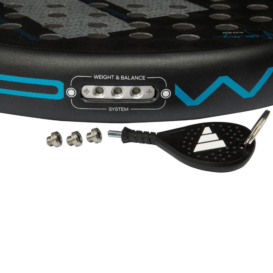 Adidas Adipower Multiweight Ctrl 3.4 2025 padel racket Álex Ruiz edition weight system