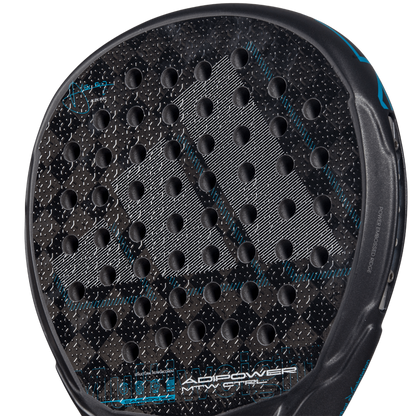 Close-up of Adidas Adipower Multiweight Ctrl 3.4 racket face texture