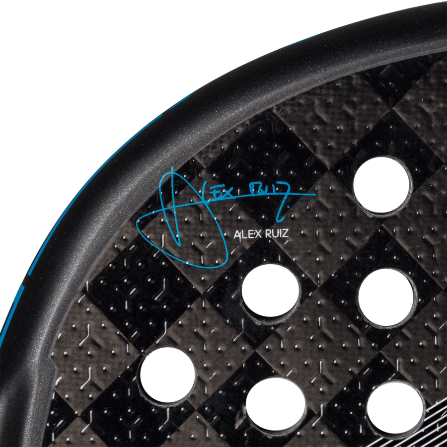 Adidas Adipower Multiweight Ctrl 3.4 2025 padel racket Álex Ruiz edition close top