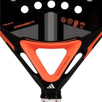 Close-up of Adidas Cross IT Team 2025 Spin Blade Decal surface texture