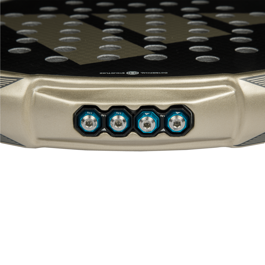 Professional player using Adidas Metalbone Ctrl 3.4 racket on court