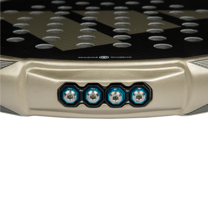 Professional player using Adidas Metalbone Ctrl 3.4 racket on court