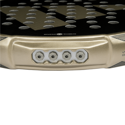 Professional player using Adidas Metalbone Ctrl 3.4 racket on court