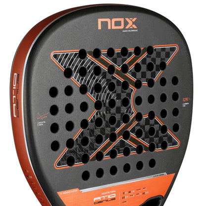 NOX AT10 Luxury 12K Carbon diamond-shaped racket