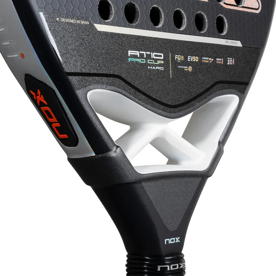 NOX AT10 Pro Cup HARD 3D textured surface close-up