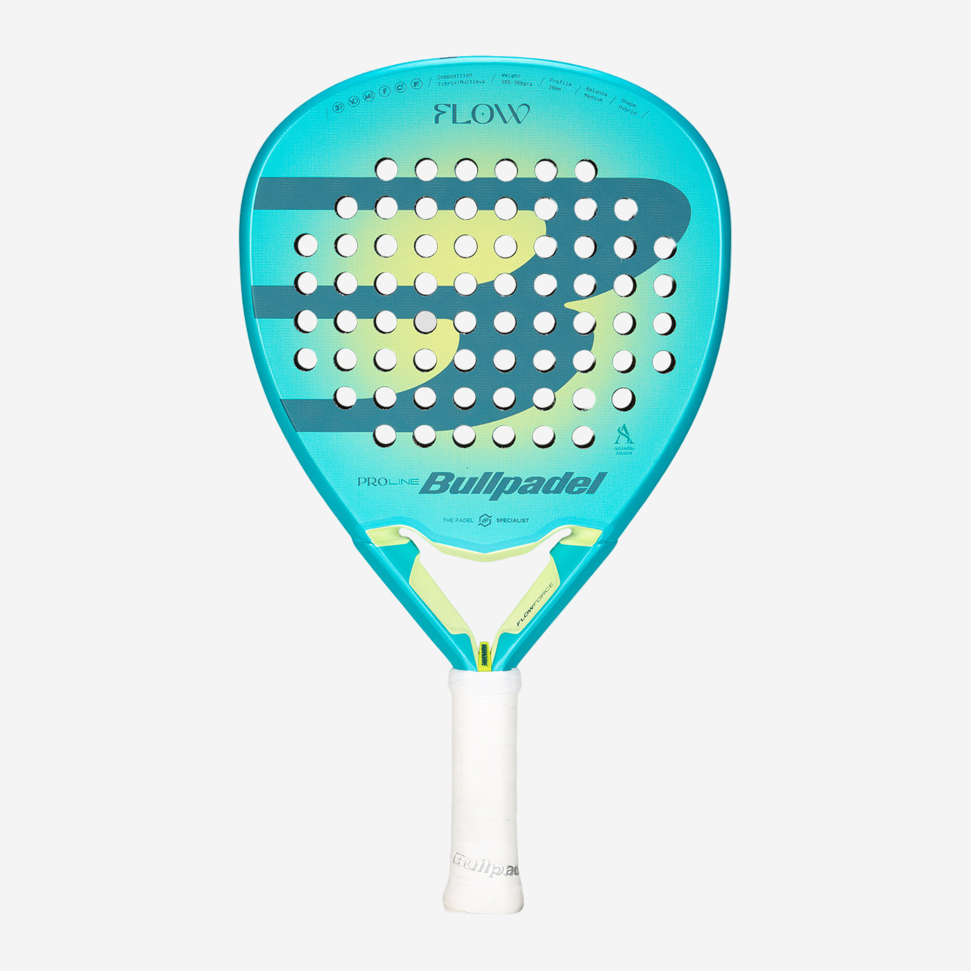 Bullpadel Flow Woman 2025 lightweight diamond-shaped padel racket for advanced players