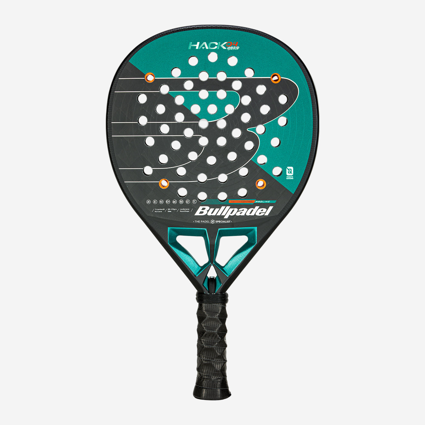Bullpadel Hack 04 Hybrid Padel Racket 2025 front view