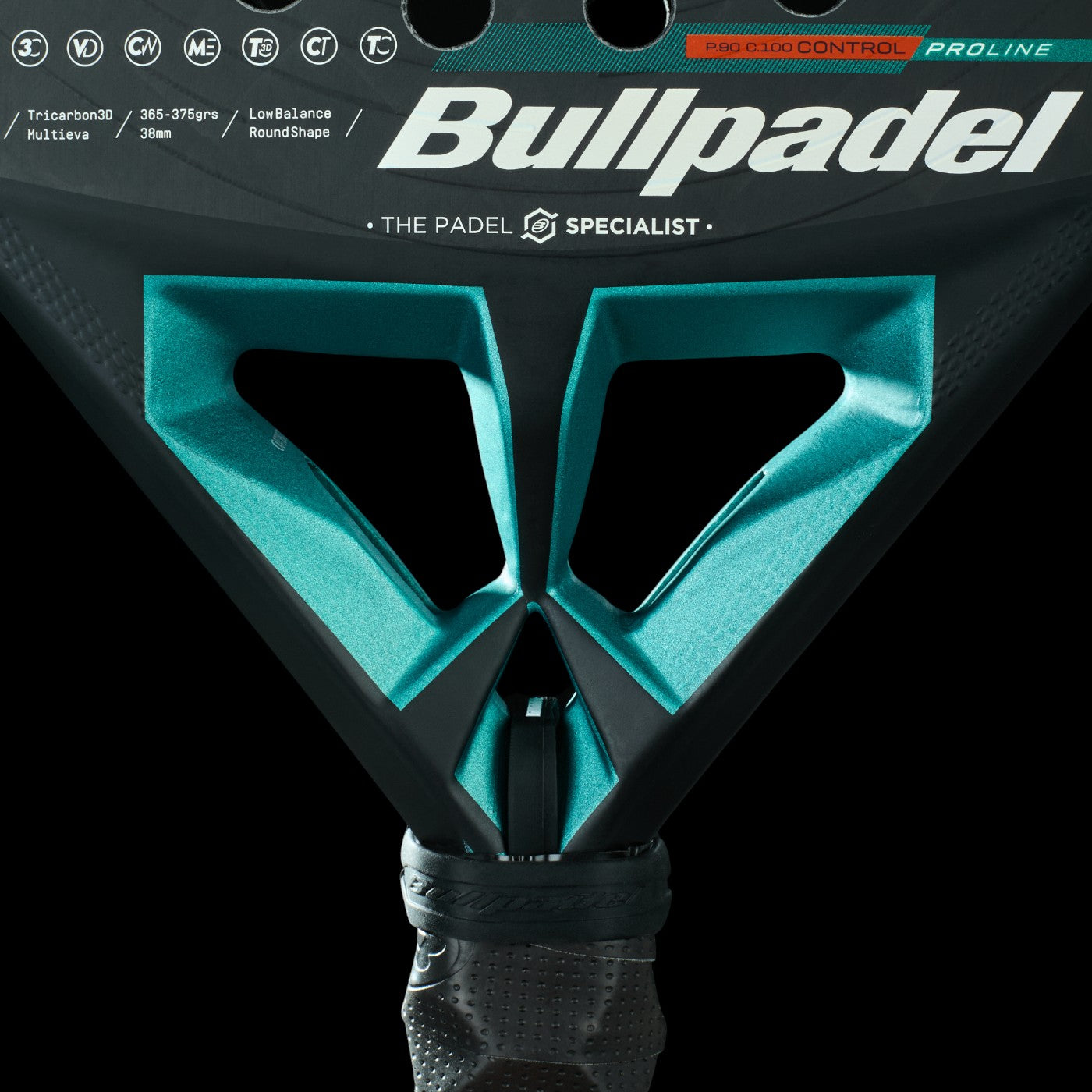 Bullpadel Hack 04 hybridhead shape padel racket