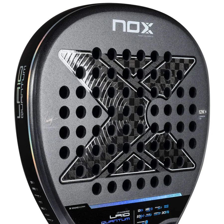 NOX LA10 Quantum 12K carbon 12K face close-up