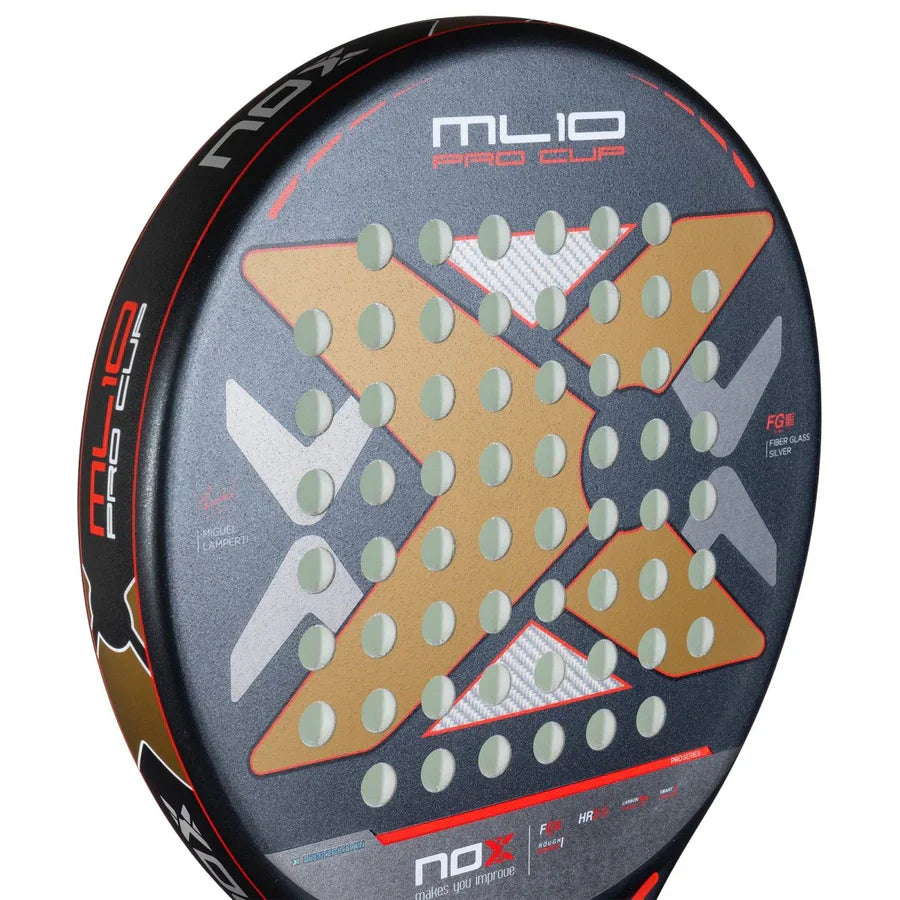 NOX ML10 Pro Cup 2025 - Miguel Lamperti racket - round control padel racket