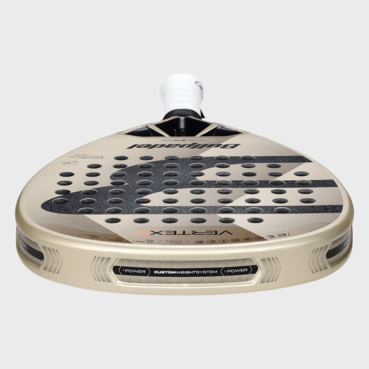 Bullpadel Vertex 04 W padel racket flat view