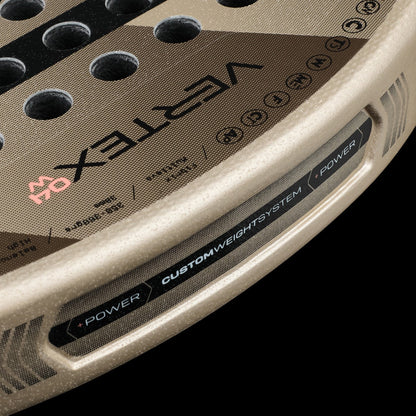 Bullpadel Vertex 04 W padel racket close side view