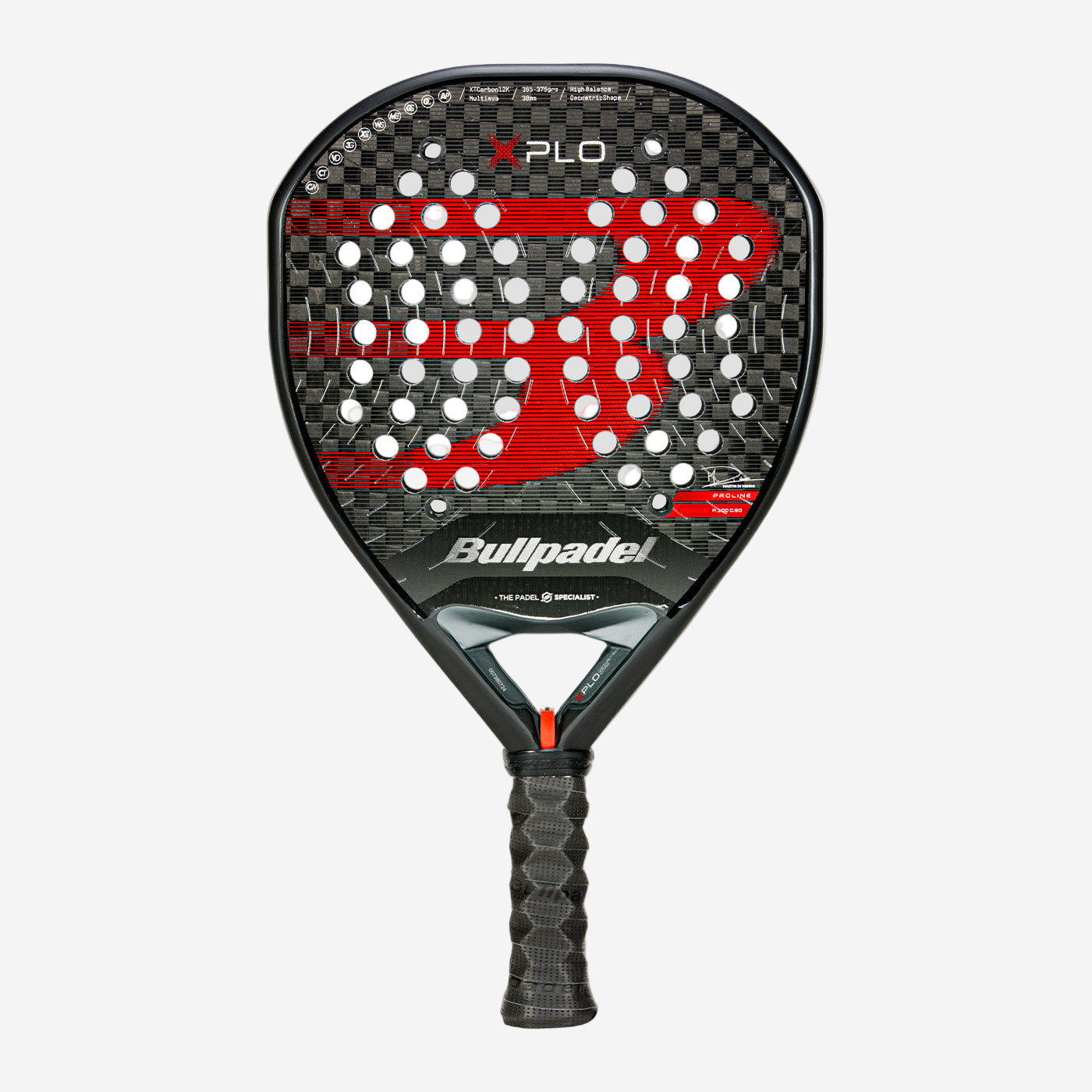 Bullpadel Xplo 2025 Padel Racket – Carbon 12K, Head-Heavy Power & Precision