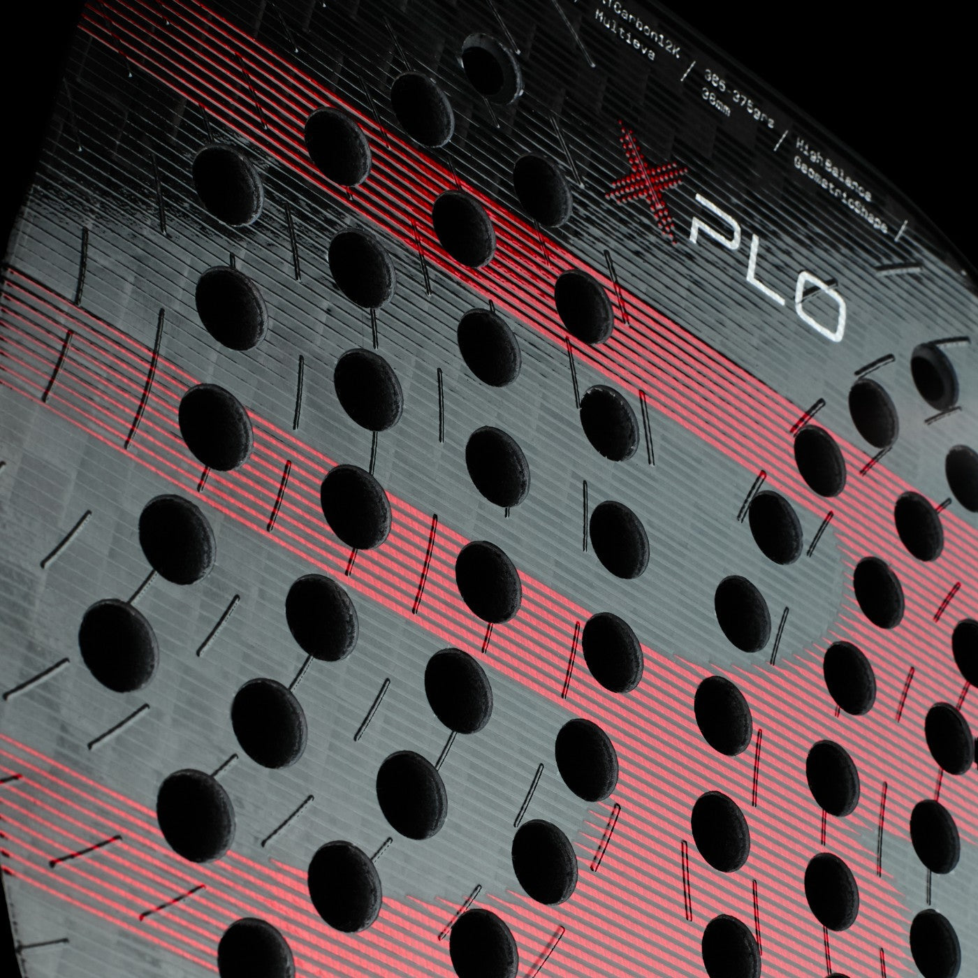 Bullpadel Xplo 2025 Padel Racket – Carbon 12K, Head-Heavy Power & Precision